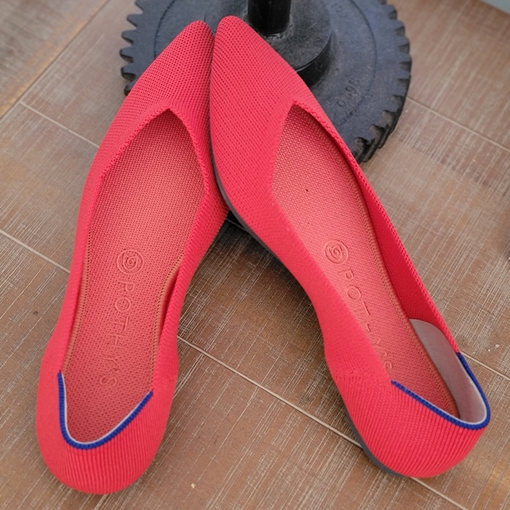 Rothy's The Point Flat - Red